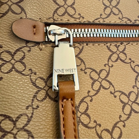 NWT. Nine West Collette Mini tan and brown shoulder crossbody bag - Picture 15 of 15